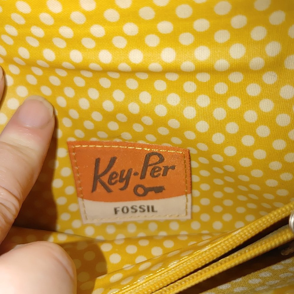 Fossil Leather Multi Compartments Wallet Multicol… - image 7